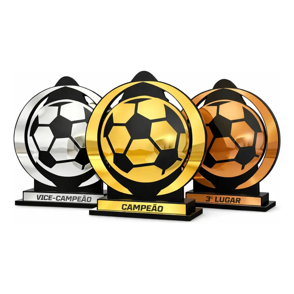 Troféus personalizados para futebol