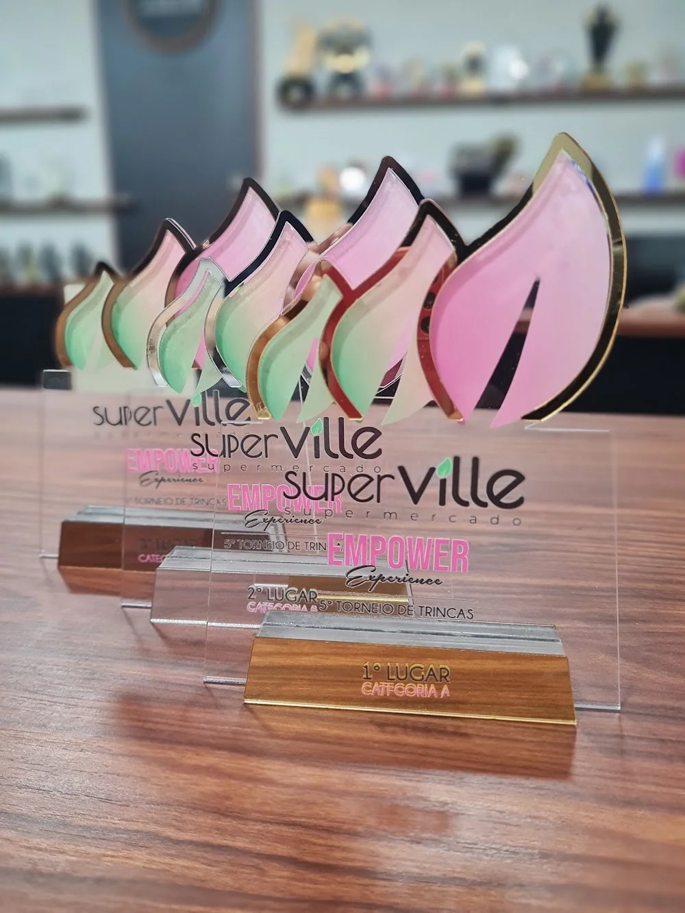 Troféu SuperVille personalizado
